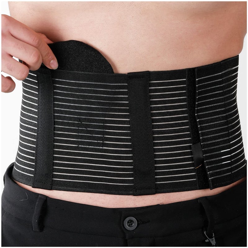 Armor Adult Flexible Umbilical Hernia Support Belt for Relief of Abdominal Pain and Pressure Stretchy Elastic Tummy Control Comfort for Men and Women